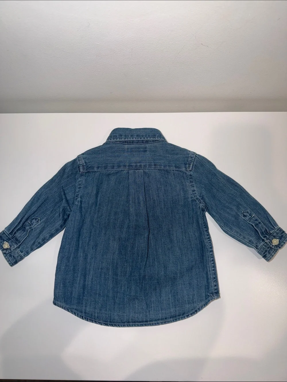 Ralph Lauren Kids Denim Button-Up Jacket in Blue